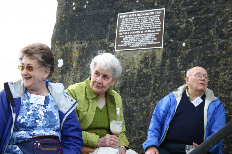 Clan Members at the O'Dea Castle, Dysert O'Dea, County Clare