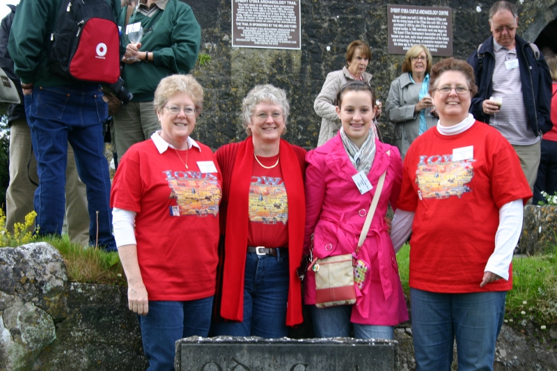 Clan Members at the O'Dea Castle, Dysert O'Dea, County Clare