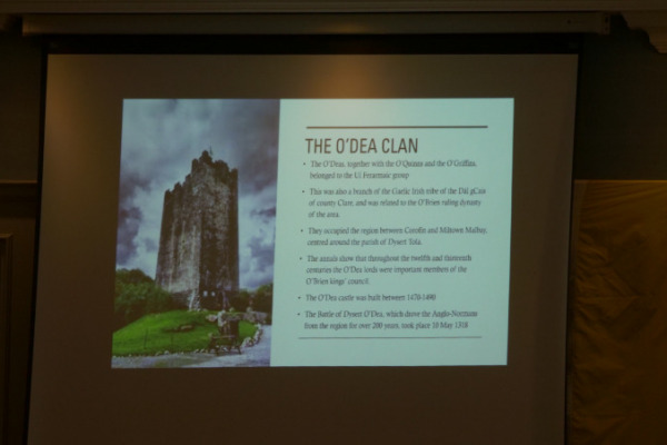 Lecture on O'Brien and O Dea Clan - Friday 8 July 2022