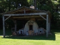 Wood storage in Boone Village